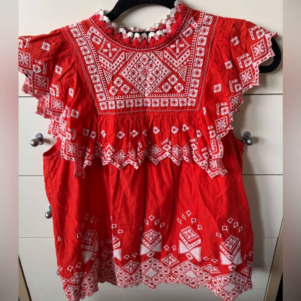 Anthropologie’s Feather Bone Sleeveless Blouse
